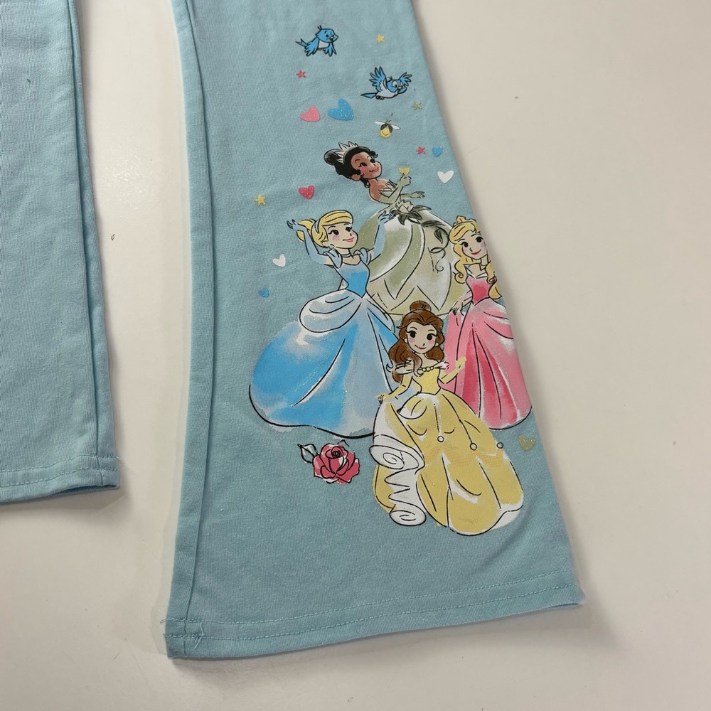 Disney Toddler Little Girls Princesses Friends Top & Leggings 2 Piece Set size 6 - Picture 7 of 9